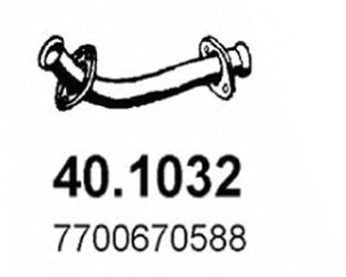 40.1032 ASSO Abgasrohr