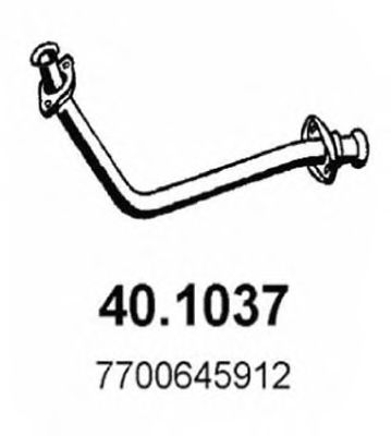 40.1037 ASSO Mounting Kit, catalytic converter