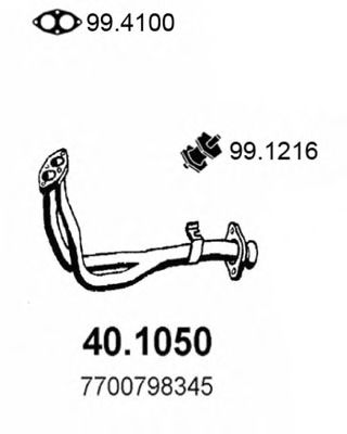40.1050 ASSO Cable, parking brake