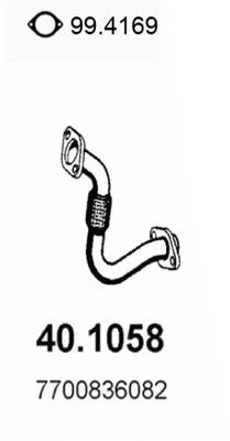 40.1058 ASSO Exhaust Pipe