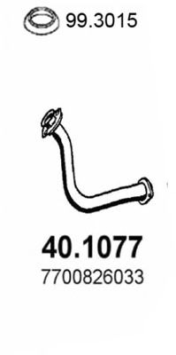 40.1077 ASSO Exhaust Pipe
