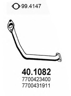 40.1082 ASSO Exhaust Pipe