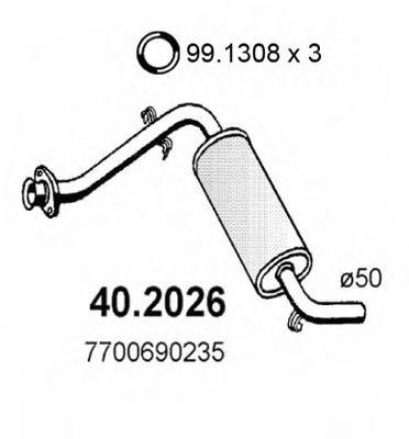 40.2026 ASSO Brake Caliper