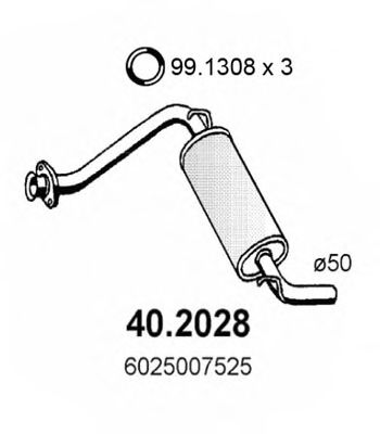 40.2028 ASSO Brake System Wheel Brake Cylinder
