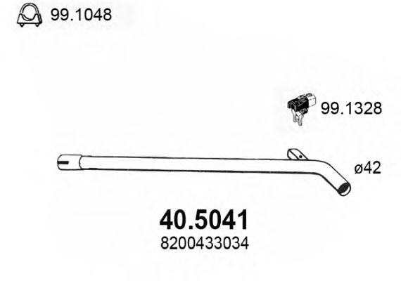 40.5041 ASSO Exhaust Pipe