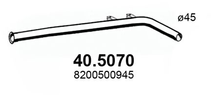 40.5070 ASSO Exhaust Pipe