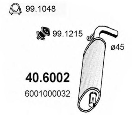 40.6002 ASSO Shock Absorber