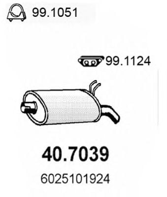 40.7039 ASSO Middle Silencer