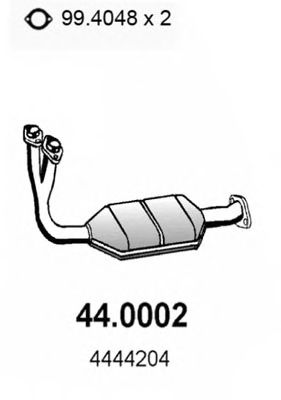 440002 ASSO Catalytic Converter