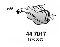44.7017 ASSO Exhaust Pipe