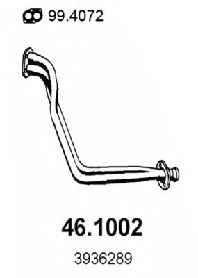 46.1002 ASSO Exhaust Pipe