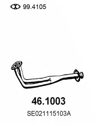 46.1003 ASSO Exhaust Pipe