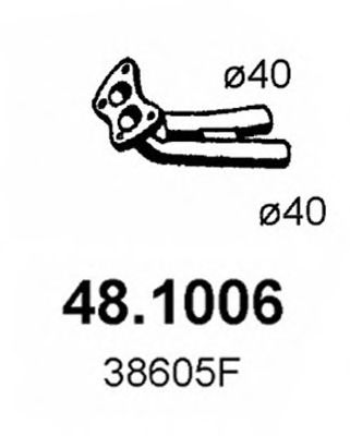 48.1006 ASSO Exhaust System Middle Silencer
