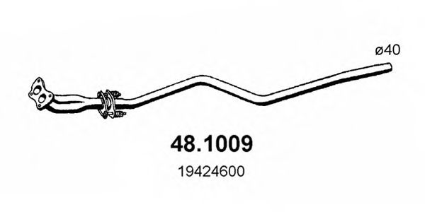 48.1009 ASSO Exhaust Pipe