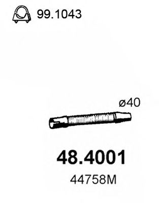 48.4001 ASSO Exhaust Pipe