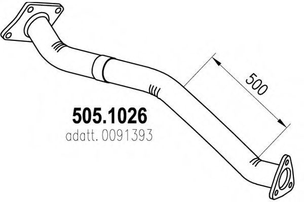 505.1026 ASSO Exhaust Pipe
