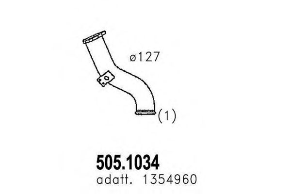 505.1034 ASSO Exhaust Pipe
