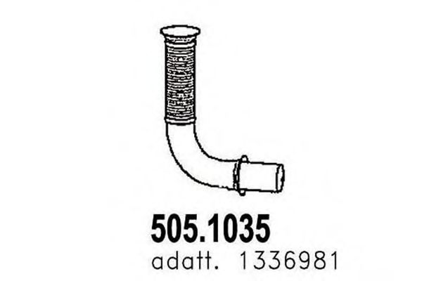 505.1035 ASSO Exhaust Pipe