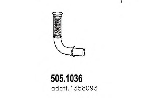505.1036 ASSO Exhaust Pipe