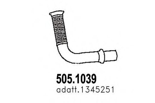 505.1039 ASSO Exhaust Pipe
