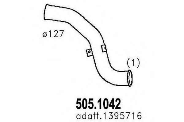 505.1042 ASSO Exhaust Pipe