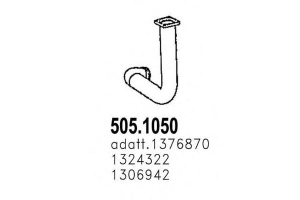 505.1050 ASSO Exhaust Pipe