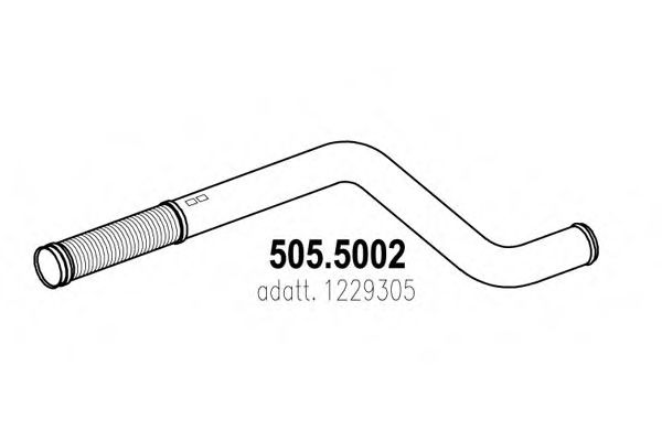 505.5002 ASSO Exhaust Pipe