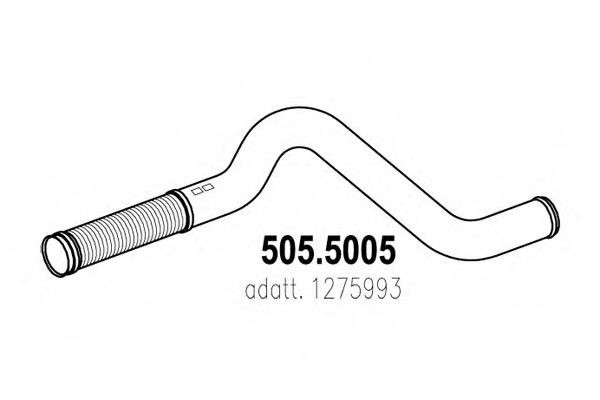 505.5005 ASSO Exhaust Pipe