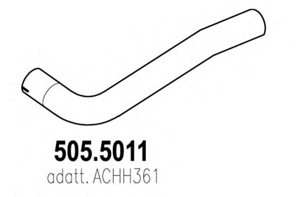 505.5011 ASSO Exhaust Pipe