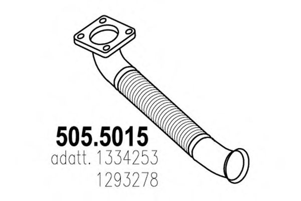 505.5015 ASSO Exhaust Pipe