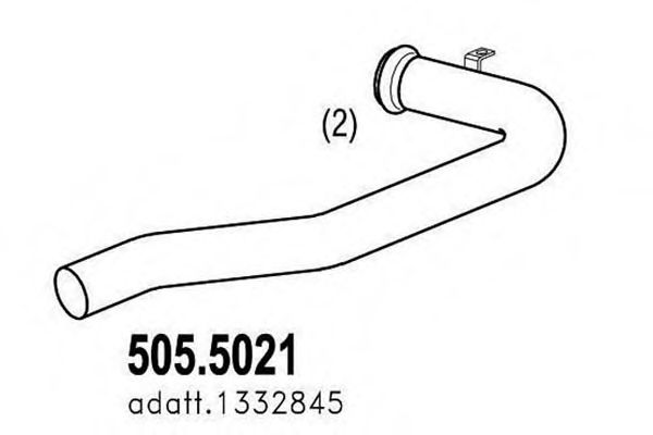 505.5021 ASSO Exhaust Pipe