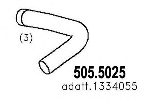 505.5025 ASSO Exhaust Pipe