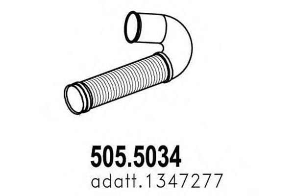 505.5034 ASSO Exhaust Pipe