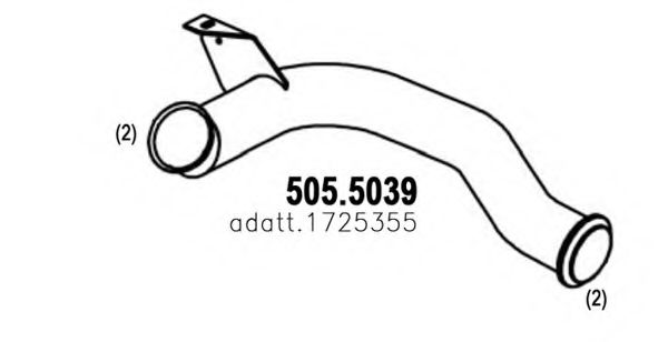 505.5039 ASSO Exhaust Pipe