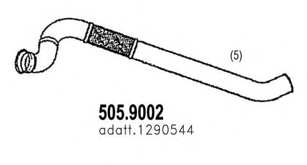 505.9002 ASSO Exhaust Pipe