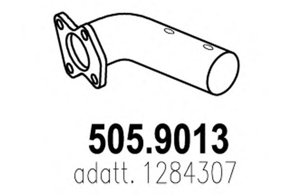 505.9013 ASSO Exhaust System Exhaust Pipe