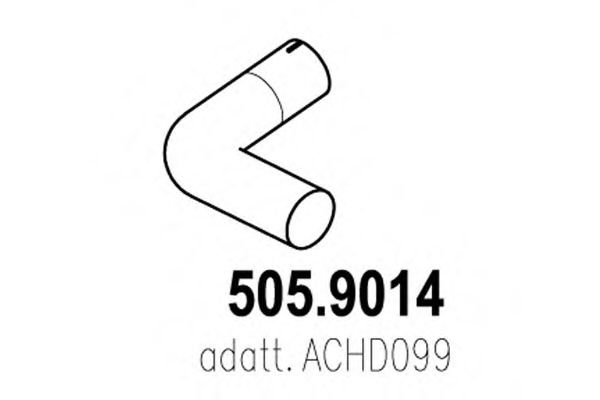 505.9014 ASSO Exhaust System Exhaust Pipe