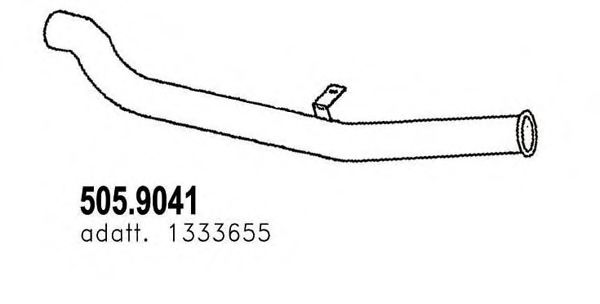 505.9041 ASSO Exhaust Pipe
