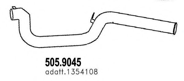 505.9045 ASSO Exhaust Pipe