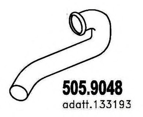 505.9048 ASSO Exhaust System Exhaust Pipe