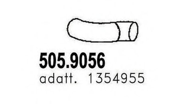 505.9056 ASSO Exhaust Pipe