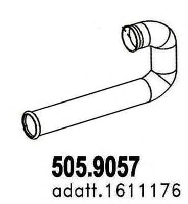 505.9057 ASSO Exhaust Pipe