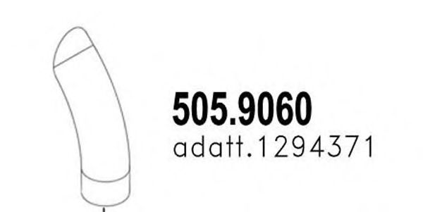 505.9060 ASSO Abgasrohr