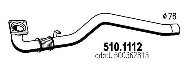 510.1112 ASSO Exhaust Pipe