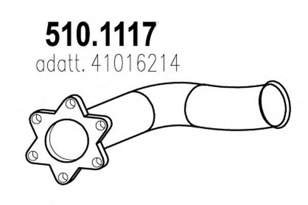 510.1117 ASSO Exhaust Pipe