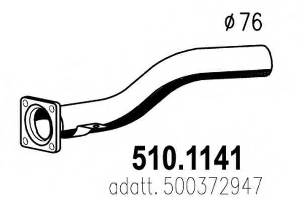 510.1141 ASSO Exhaust Pipe
