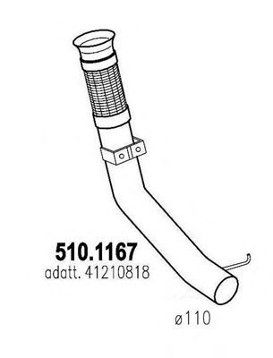 510.1167 ASSO Exhaust Pipe