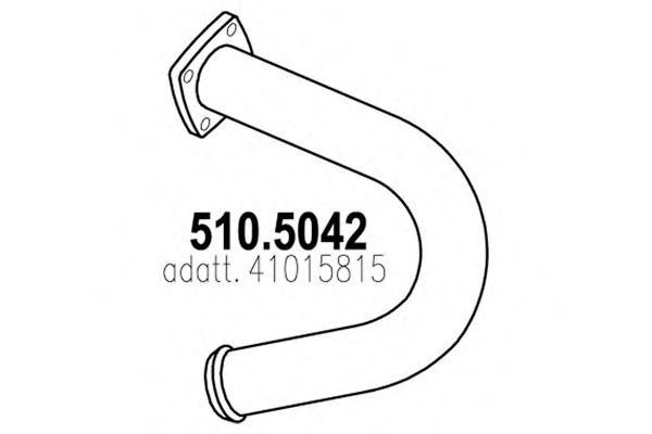 510.5042 ASSO Exhaust Pipe