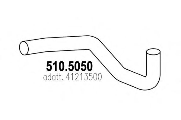510.5050 ASSO Exhaust Pipe