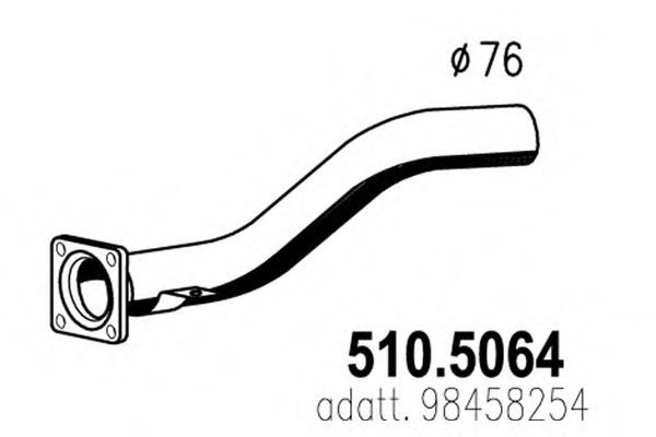 510.5064 ASSO Exhaust Pipe